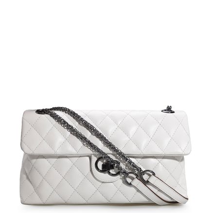 Bolsa De Ombro - Couro Branco