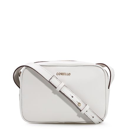 Bolsa Transversal - Couro Branco