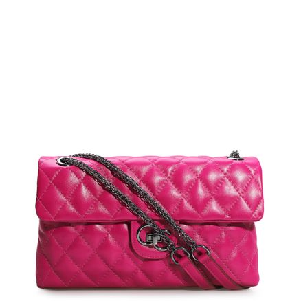 Bolsa De Ombro - Couro Rosa