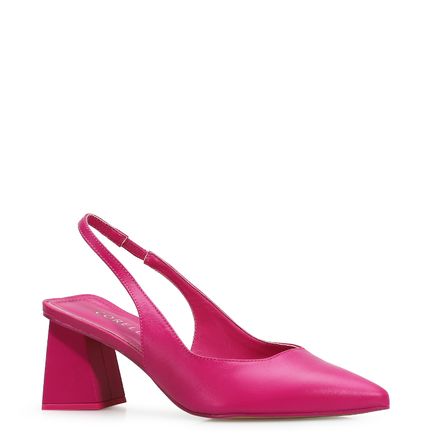 Scarpin - Couro Rosa