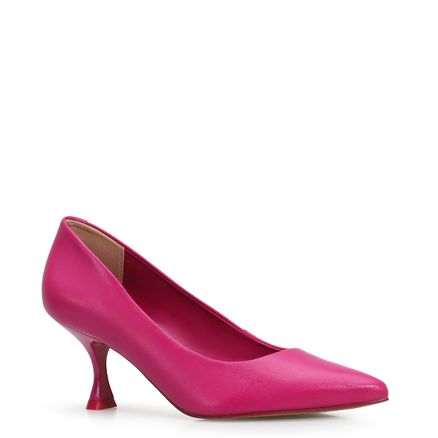 Scarpin - Couro Rosa