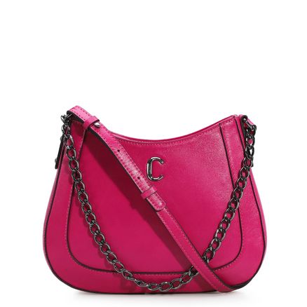 Bolsa Transversal - Couro Rosa