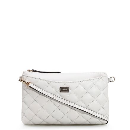 Bolsa Transversal - Couro Branco