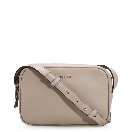Bolsa Transversal - Couro Bege