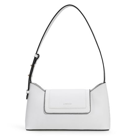 Bolsa De Ombro Cecília - Couro Branco