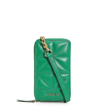 Mini Bag Íris - Couro Verde