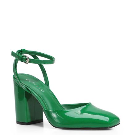 Scarpin - Verniz Verde Botânico
