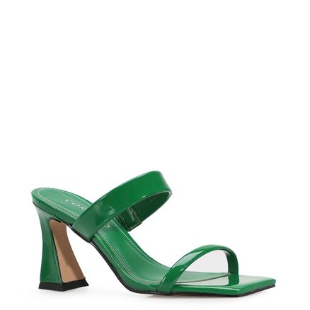Sandália Mule Alana - Verniz Verde