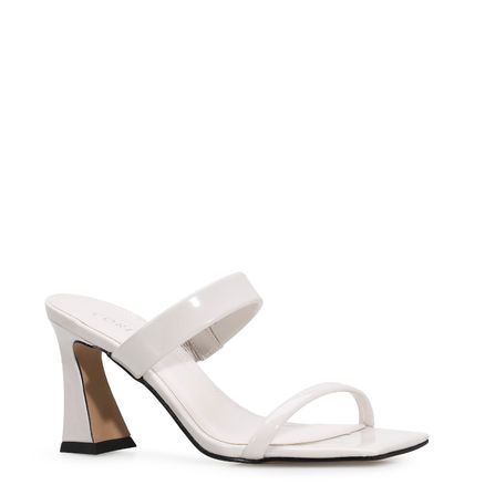 Sandália Mule Alana - Verniz Off White