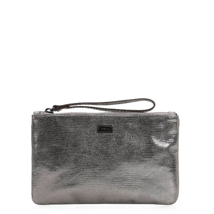Bolsa Pequena - Mini Lezard Prata