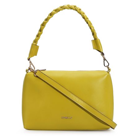 Bolsa De Ombro - Couro Verde Lima