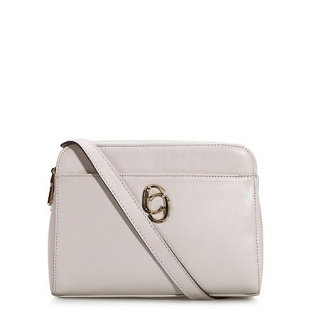 Bolsa Transversal - Couro Off White