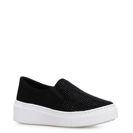 Slip On Hotfix - Nobuck Preto