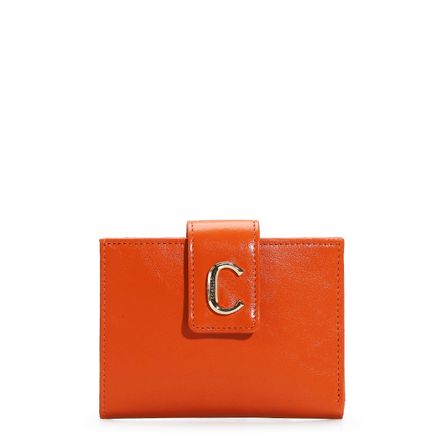 Carteira - Couro Laranja