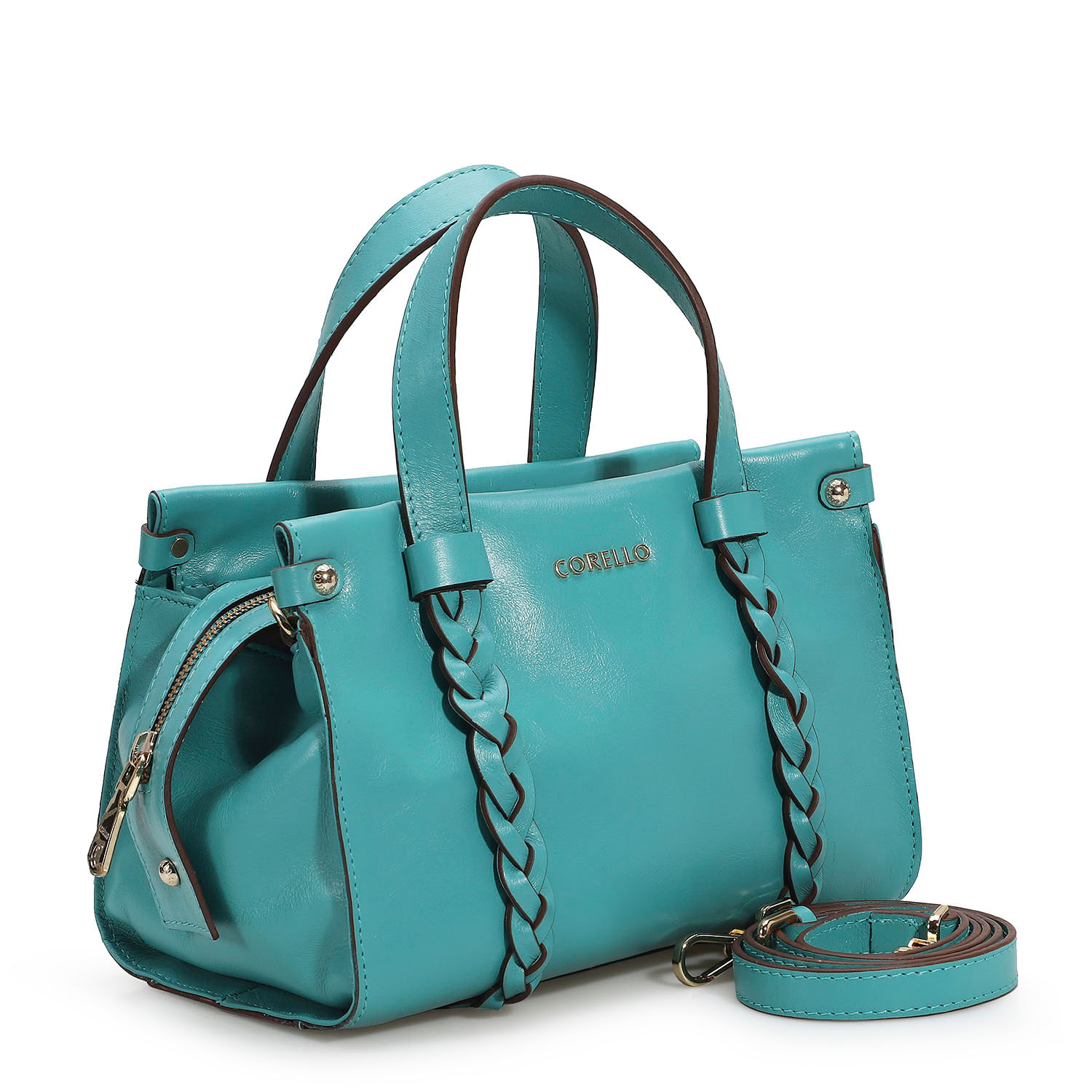 Bolsa Tote - Couro Azul