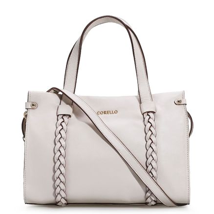 Bolsa Tote - Couro Off White