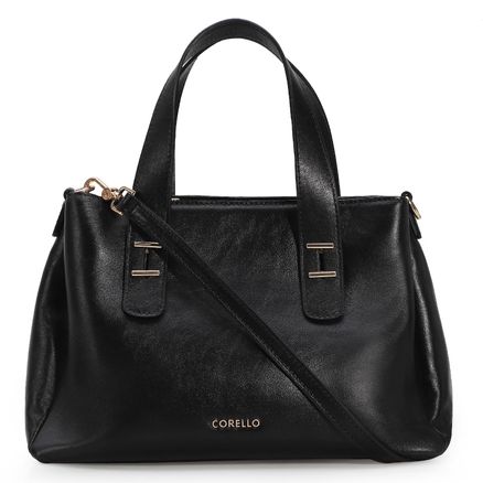 Bolsa Tote - Couro Preto