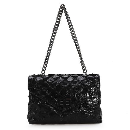 Bolsa De Ombro Pirarucu - Preto