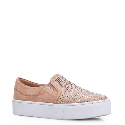 Slip On Brilho - Alternativo Camurça Rosado