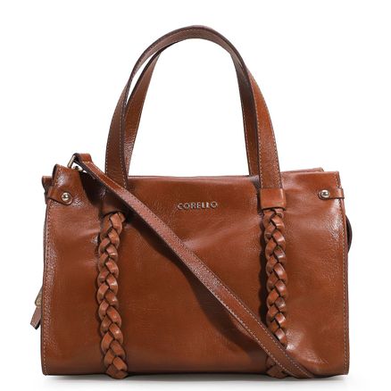 Bolsa Tote - Couro Caramelo