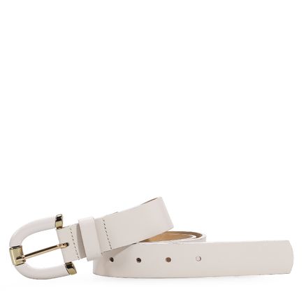 Cinto - Couro Off White