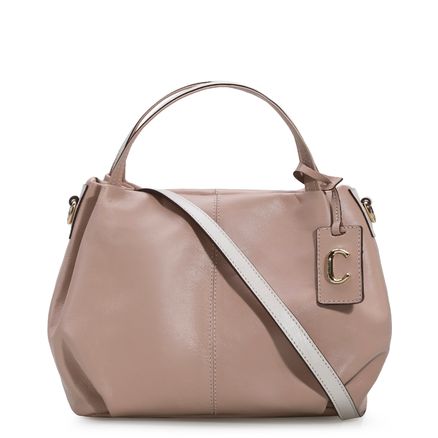Bolsa De Mão - Couro Rosado