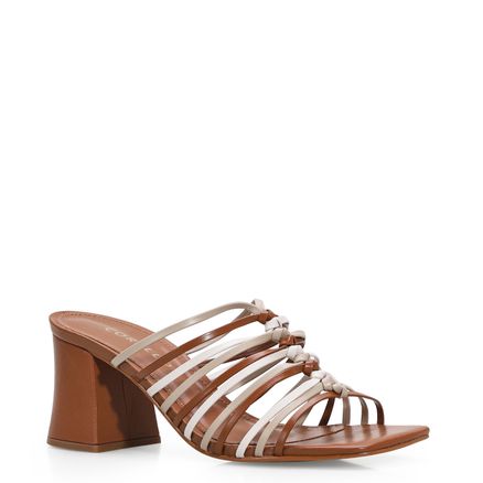 Sandália Mule - Alternativo Caramelo/Bege