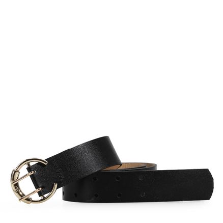 Cinto Feminino - Couro Preto