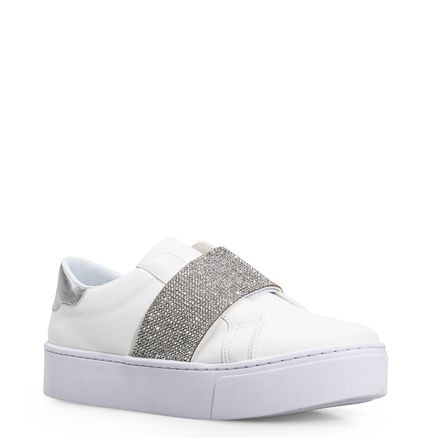 Slip On Strass - Alternativo Branco