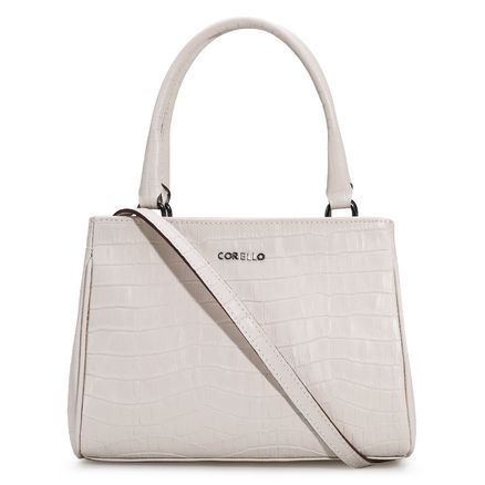 Bolsa Tote Croco - Couro Off White