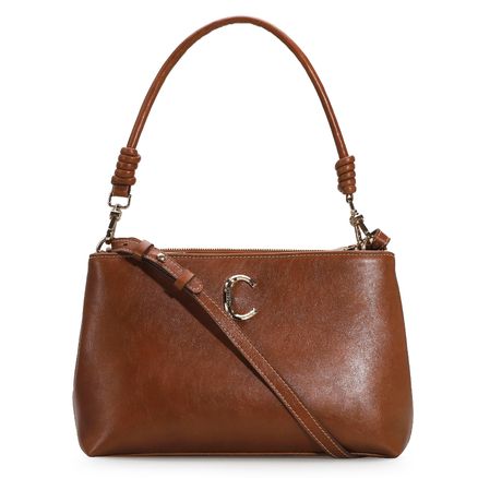 Bolsa De Ombro - Couro Caramelo