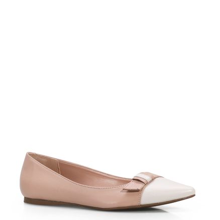 Sapatilha - Couro Rosado/Off White