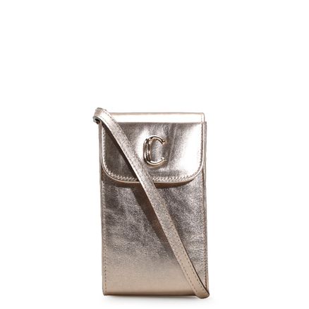 Bolsa Mini - Couro Dourado