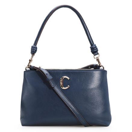 Bolsa De Ombro - Couro Azul