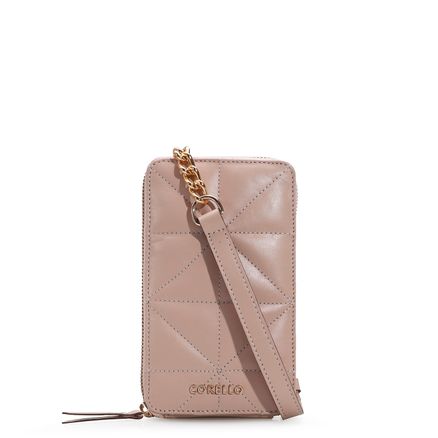 Mini Bag Íris - Couro Rosado