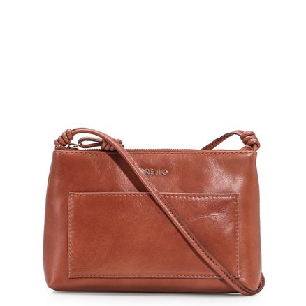 Bolsa Transversal - Couro Caramelo