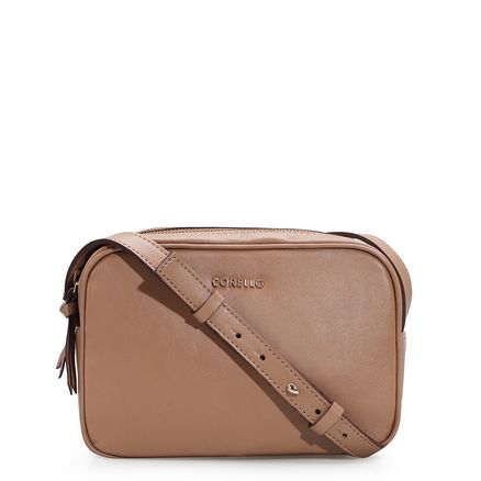 Bolsa Transversal - Couro Bege
