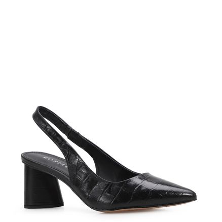Scarpin - Couro Preto