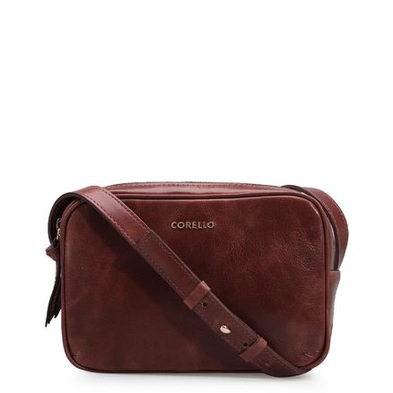 Bolsa Transversal - Couro Conhaque