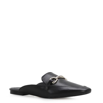 Mule - Couro Preto