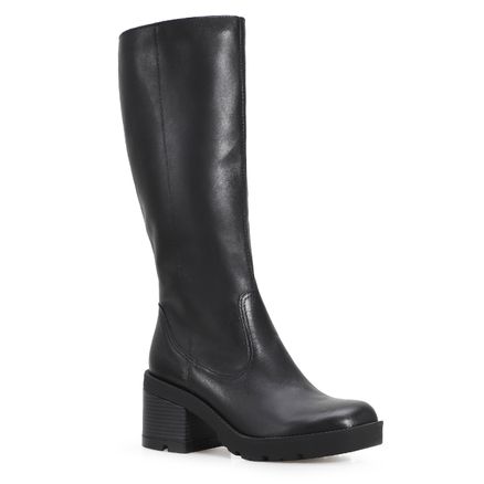 Bota Tratorada - Couro Preto
