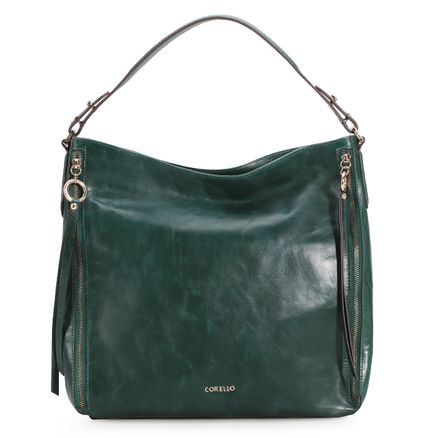 Bolsa Hobo Greta - Couro Verde