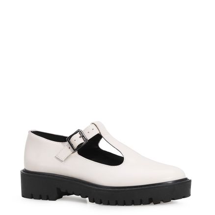 Mocassim - Couro Off White