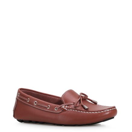 Mocassim Dockside - Couro Marrom