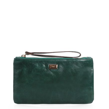 Bolsa Pequena - Couro Verde