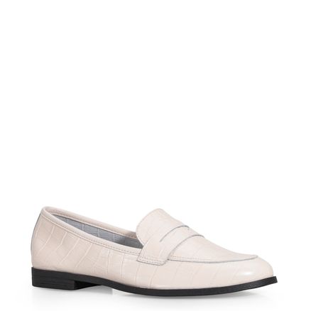 Mocassim - Couro Off White