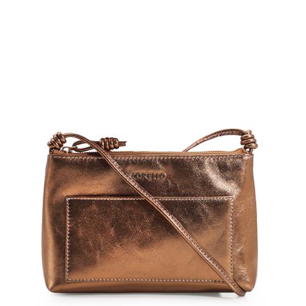 Bolsa Transversal - Couro Bronze