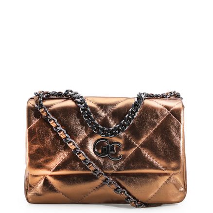 Bolsa Transversal - Couro Bronze