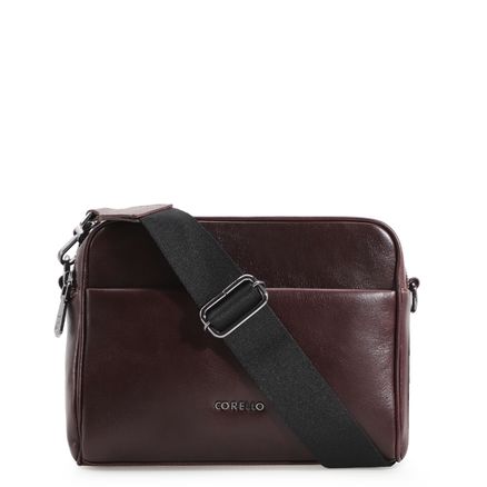 Bolsa Transversal - Couro Marrom