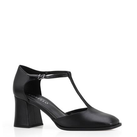 Scarpin - Couro Preto